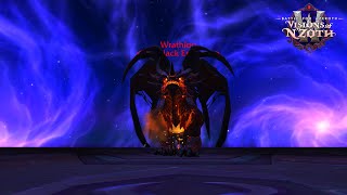 Wrathion the Black Emperor Kill Heroic  Nyalotha Raid 83 [upl. by Nogam]