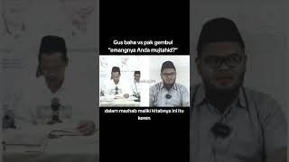 wali ora ulamah ora debat agama menurut saya gusbaha gurugembul debatagama [upl. by Khalid]