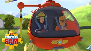 Wallaby is here  Fireman Sam 🚁 Best Helicopter Rescues with Wallaby  Videos for Kids [upl. by Yllom]