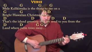 Mele Kalikimaka Christmas Guitar Cover Lesson in G with ChordsLyrics [upl. by Cacia]