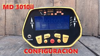 CONFIGURACIÓN MD 3010ii Español [upl. by Eivol]