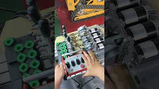 proportional coil Waterproof motor crane wireless remote control Joystickfassiunicefferxcmg [upl. by Nuawad334]