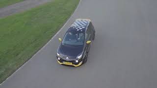 Renault Twingo RS 16 Red Bull edition 133BHP Drone beelden [upl. by Ecyac]