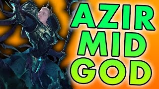 NEVER GIVE UP HOW TO CARRY AS AZIR MID  League of Legends Commentary [upl. by Ailalue]