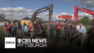 Groundbreaking held for Clairtons new Tyler Boyd Stadium [upl. by Stroud91]