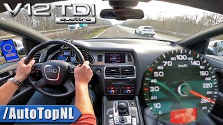 Audi Q7 V12 TDI “Beast of the Autobahn” 277kmh TOP SPEED by AutoTopNL [upl. by Joell]