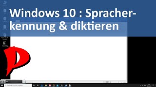 Windows 10  kleine Helferlein  Sprachkennung und diktieren [upl. by Atteynad185]