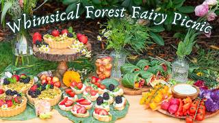 Forest Fairy Picnic 🍓🧺 Whimsical Recipes amp Picnic Styling [upl. by Dionne]