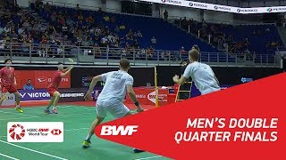 MD  CONRADPETERSENKOLDING DEN 5 vs LILIU CHN 2  BWF 2018 [upl. by Ydnis112]