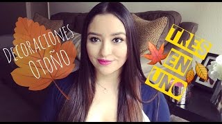 DIY DECORACIONES FACILES PARA ESTE OTOÑO [upl. by Nhguavahs]