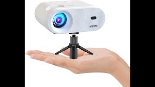 VISSPL V16 Mini Portable Projector Review  Pros amp Cons [upl. by Lainahtan]