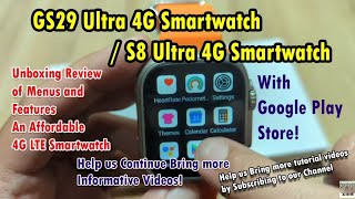 S8 UltraGs29 Smart Watch Unboxing And Review In සිංහල [upl. by Ayotel]