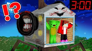 How ESCAPE FROM SCARY MONSTER HOUSE With Mikey And JJ In Minecraft  Maizen [upl. by Jareb842]