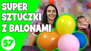 SZTUCZKI Z BALONAMI DLA DZIECI Jak wykorzystać balony   pomysły na balony [upl. by Caprice]