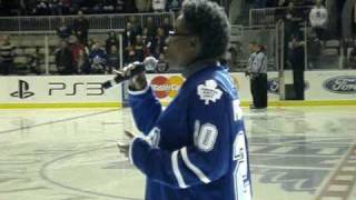 O Canada  Rochelle Hanson sings national anthem [upl. by Grory84]