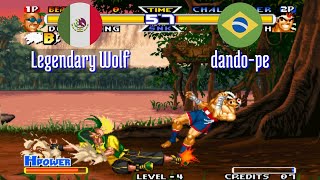 FT5 rbffspec Legendary Wolf MX vs dandope BR Real Bout Fatal Fury SP rbff Fightcade Nov 5 [upl. by Granoff]