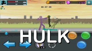 Ketemu Hulk  Single Mode Level 10  Anger of Stick 5 Gameplay  No Hack No Cheat [upl. by Aicinet298]