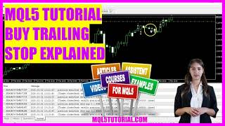 MQL5 TUTORIAL  BUY TRAILING STOP explained in 4 min [upl. by Itsim839]