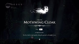 Hollow Knight  Mothwing Cloak location Dash ability [upl. by Naimaj]