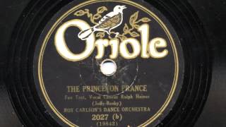 The Princeton Prance by Roy Carlsons Dance Orchestra Adrian Schubert Orchestra 1930 [upl. by Aciretehs629]