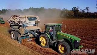 AMADAS AR2200 Advanced Rotary Pull Type Peanut Combine [upl. by Plate850]