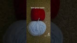 Heart granny square crochet crochetideas [upl. by Golden387]