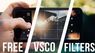 FREE VSCO FILTERS for IOS and ANDROID [upl. by Hube671]