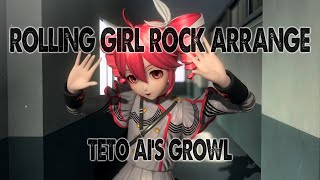 【 TETO AIs GROWL 】 ROLLING GIRL MetalP Arrange【 SYNTHESIZER V COVER】 [upl. by Mayne]