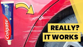 Easy Way to Remove Scratches From Car This Trick Is Amazing [upl. by Gona564]