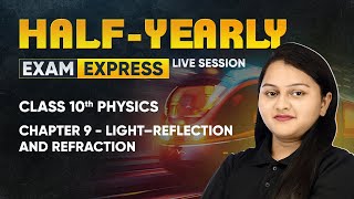 Light–Reflection and Refraction  NCERT Highlights  Exam Express HalfYearly Live Session [upl. by Heall869]