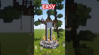 Sword Nether Portal 🗡️ Minecraft Build Idea minecraft minecrafttutorial minecraftbuild [upl. by Auqinahc]