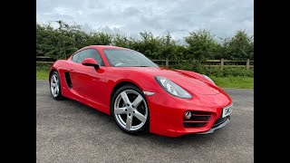 2013  Porsche Cayman 981  34818 Original Miles  £26990 [upl. by Ybeloc610]