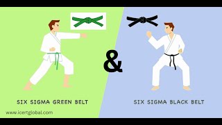 Differences Between Lean Six Sigma Green and Black Belts  iCert Global [upl. by Olivero665]