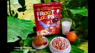 1995 Kelloggs Fruit Loops Commercial [upl. by Beach973]