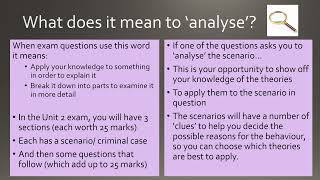 Criminology Unit 2 AC 31 PowerPoint WJEC [upl. by Esmond]