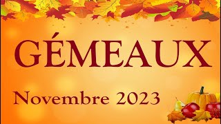 GEMEAUX♊ NOVEMBRE 23 〰 Une Décision qui change TOUT [upl. by Frederica42]