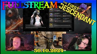 Gameplay The First Descendant Fullstream 30102024 [upl. by Bruner]