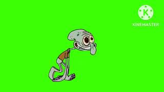 Insane Squidward Walking Green Screen V1 [upl. by Babs]