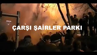 ÇARŞI ŞAİRLER PARKI MÜTHİŞ GÖRÜNTÜLER  BEŞİKTAŞ ÇARŞI MARŞLAR BESTELER [upl. by Dario]