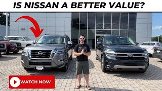 The SUV Battle Nissan Armada vs Ford Expedition [upl. by Nivled]