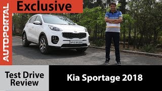 Exclusive  Kia Sportage 2018 Test Drive Review  Autoportal [upl. by Netsreik693]