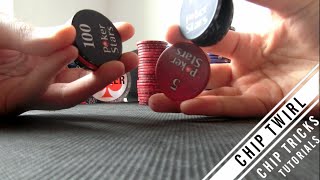 Poker Chips Trick  Chip Twirl Tutorial [upl. by Areem]