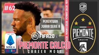 Laga Terakhir Serie A Inter Atau Piemonte Calcio Yang Juara  FIFA 20 Indonesia Career Mode 62 [upl. by Nitsirk]