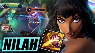 Wild Rift Nilah Jungle Gameplay Build amp Runes [upl. by Placido769]