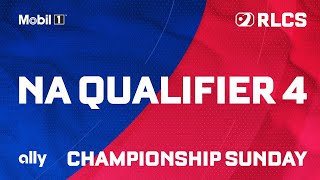 NA QUALIFIER 4  CHAMPIONSHIP SUNDAY  RLCS MAJOR 2 [upl. by Adnohrahs956]