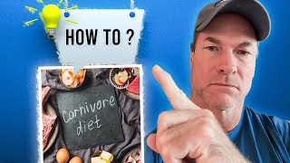 How To Get Started on a Carnivore Diet Shawn Baker [upl. by Eissat]