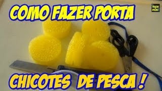 Como fazer um porta chicotes de pesca PESCAS amp DICAS HD [upl. by Hadden]