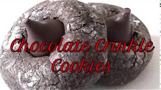 Chocolate Crinkle Cookies [upl. by Ladnyc622]