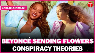 Beyoncé’s flowers fuel conspiracy theories Are celebrities being threatened over Diddy scandal [upl. by Lemor]