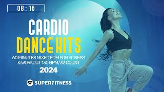 Cardio Dance Hits 2024 130 bpm32 count [upl. by Enieledam409]